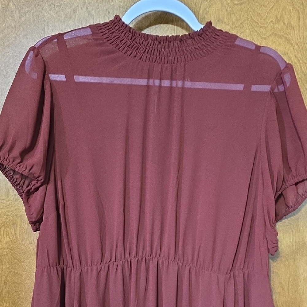 Torrid Burgundy Maxi Dress - Picture 2 of 5